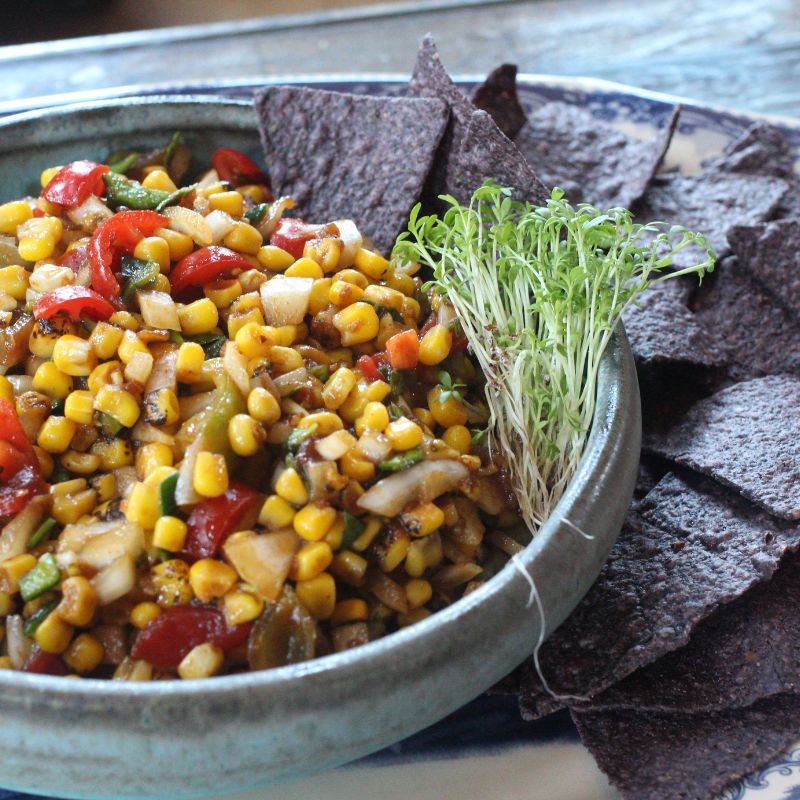 BBQ Roasted Corn Salsa