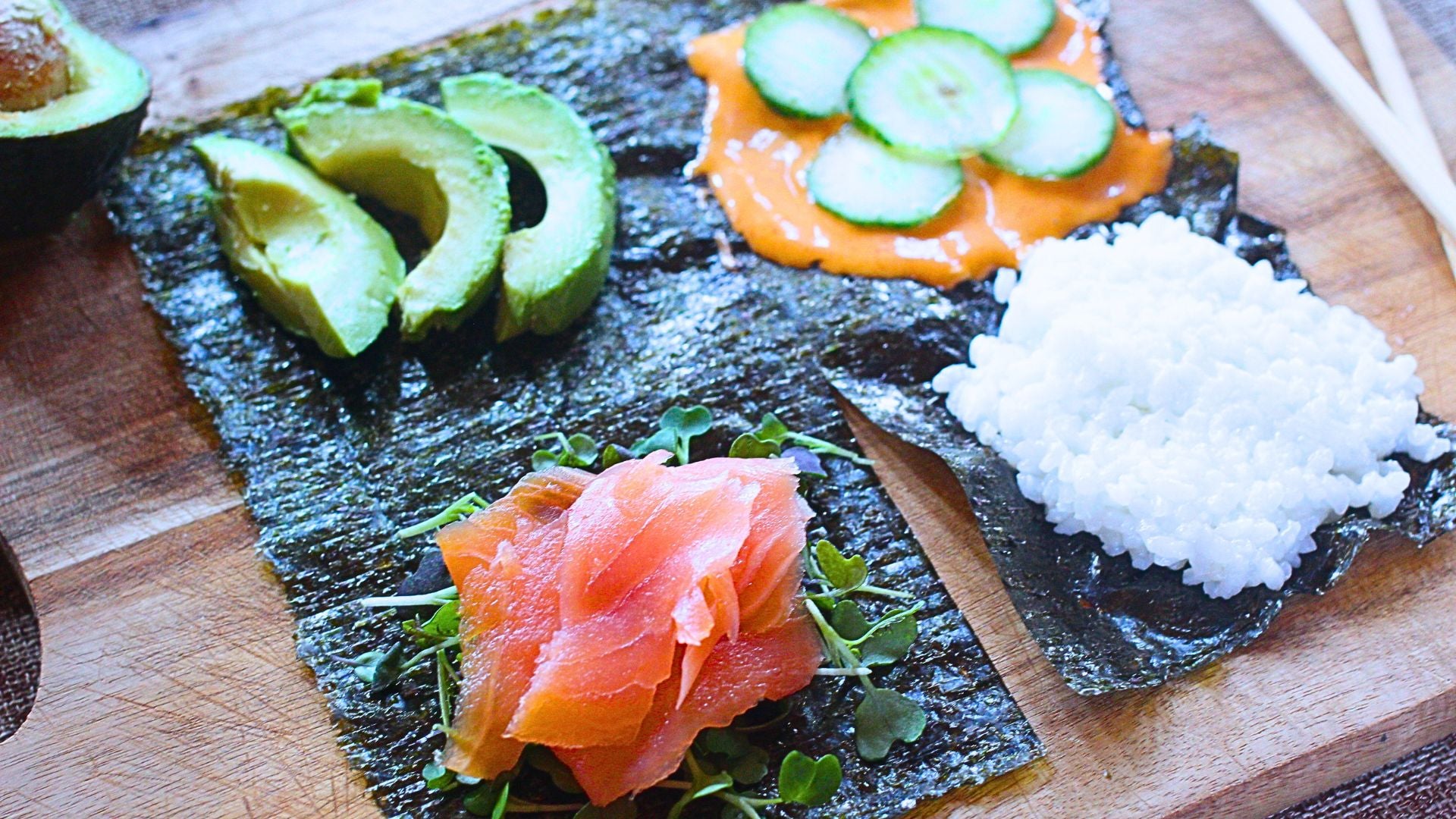 Smoked Salmon Nori Wrap – Hamama