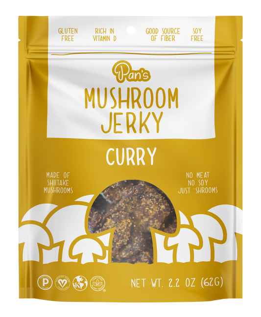 Curry Mushroom Jerky