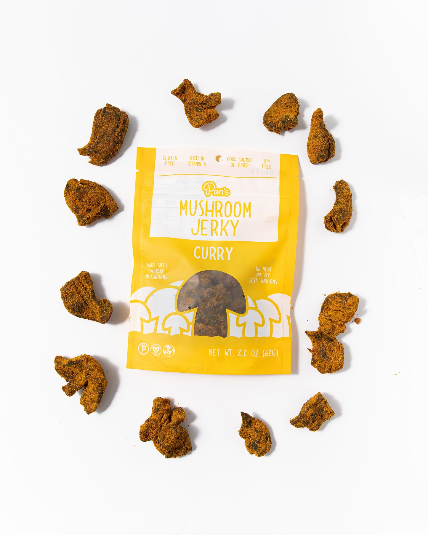 Curry Mushroom Jerky